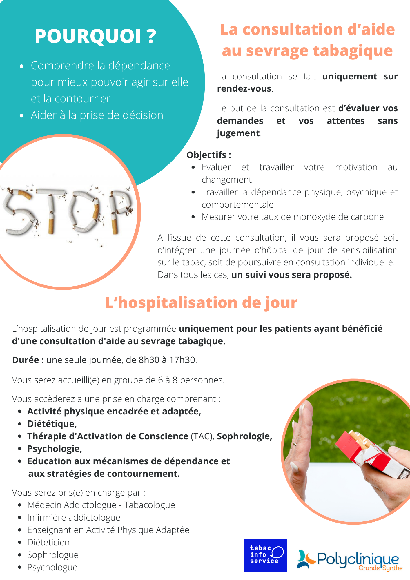 Notre offre de soins en tabacologie