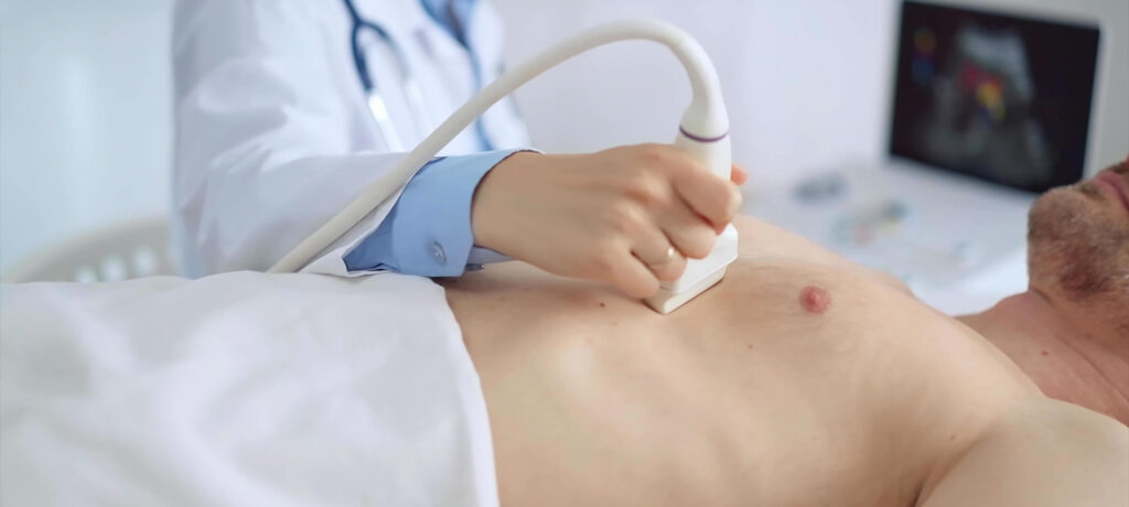 Examen d'échocardiographie